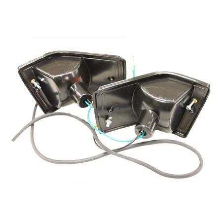 58403 Frecce fanalini posteriori completi di gemma colore arancione per Piaggio Vespa PX 125-150-200 prodotte fino al 2001 (Olympia)