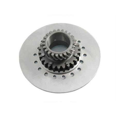 Ingranaggio frizione olympia per Vespa PX200e - Rally 200. denti elicodali z23 - denti dritti z26 - altezza 32 mm - disco diametro 108 mm, ricambio 80153