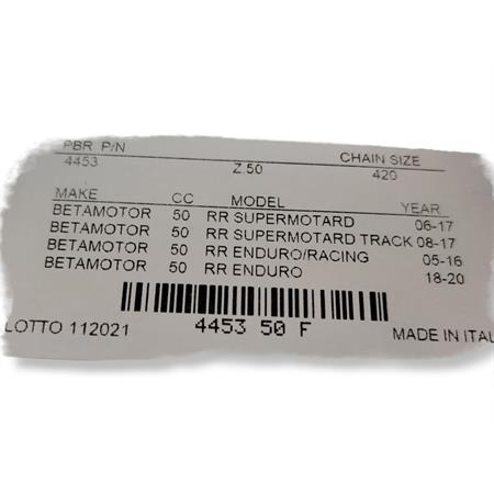 Corone z50 beta rr 05 c.420, ricambio 445350F