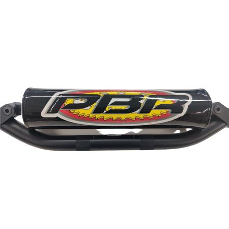 Manubrio cross PBR in ergal anodizzato nero opaco e piega Honda CR 125 cross completo di paracolpi centrale PBR, ricambio 551101225