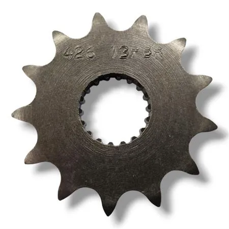 Kit Pignone, corona, catena PBR con corona acciaio Z46, pignone acciaio Z13 e catena EK passo 428 DEH con 130 maglie per Keeway 125 RKF prodotte dal 2017 al 2020, ricambio EK248