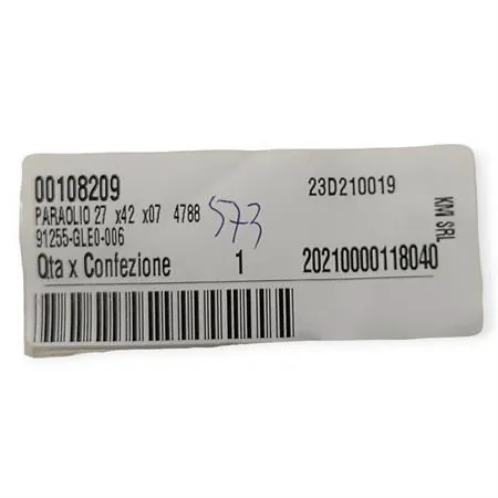 Paraolio 27 per 42 per 7, ricambio 00108209