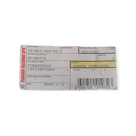 Spinotto, ricambio 00110004