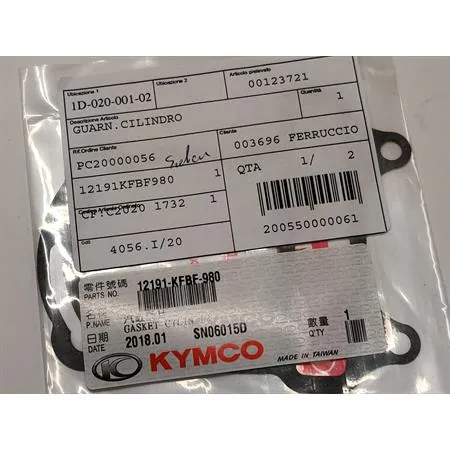 00123721 Guarnizione motore gruppo termico cilindro