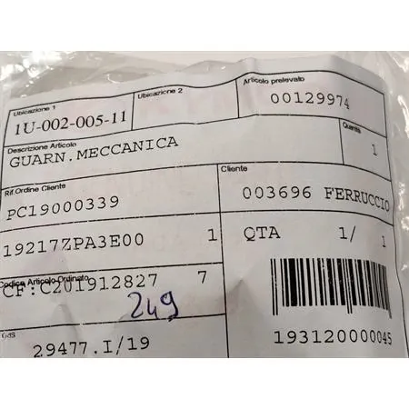 00129974 Guarnizione meccanica premistoppa per revisionare la pompa acqua scooter e maxi scooter Kymco con raffreddamento a liquido e motori a 2 e 4 tempi da 50 a 700 cc