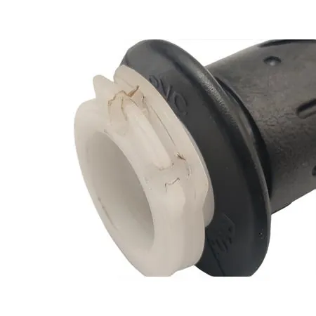 Manopola acceleratore destra in gomma nera originale per maxi scooter Kymco 250, 300, 400, 500 e 700 cc 4 tempi, ricambio 00152041