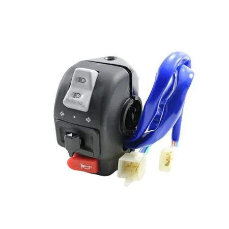 00152642 Comando devio luci sinistro completo di supporto posteriore in alluminio per scooter 50 e maxi scooter Kymco 125 4t