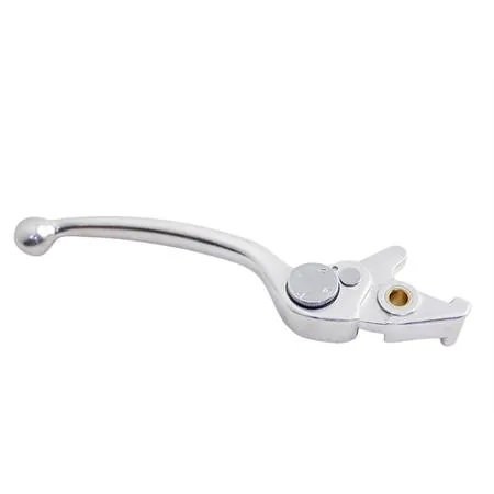 Leva freno destra regolabile in alluminio di colore argento, ricambio 00153605M3