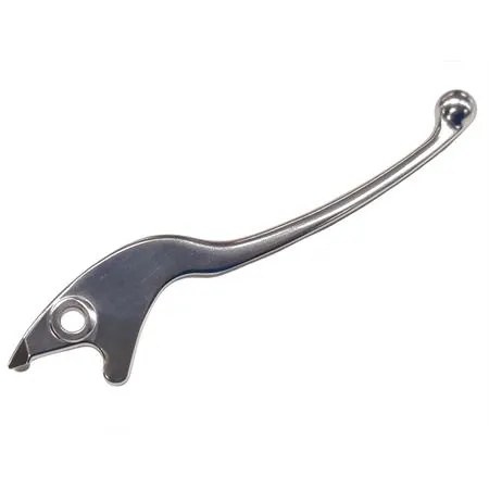 Leva freno destra in alluminio di colore argento lucidato originale per scooter e maxi scooter e quad Kymco 50, 125, 150, 200, 300 e 450 cc, ricambio 00153960