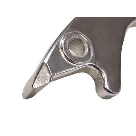 Leva freno destra in alluminio di colore argento lucidato originale per scooter e maxi scooter e quad Kymco 50, 125, 150, 200, 300 e 450 cc, ricambio 00153960