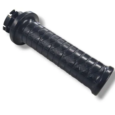 Manopola destra acceleratore originale Kymco in gomma di colore nero maggiore specifica per maxi scooter Kymco Downtown 350 cc I TCS euro 4 e 5 prodotti dal 2019 in poi, ricambio 00154279N1R