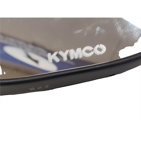 Specchietto retrovisore destro originale in plastica di colore nero per scooter Kymco Agility 50, 125, 150 e 200 cc 4 tempi, ricambio 00188000NE