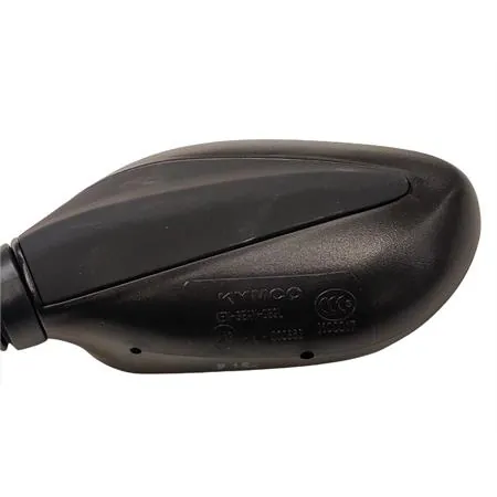 Specchietto retrovisore sinistro originale in plastica di colore nero per scooter Kymco Agility 50, 125, 150 e 200 cc 4 tempi, ricambio 00188001NE