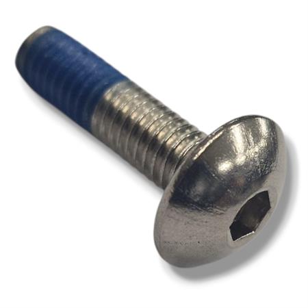 Vite bombata esagonale M6x22 mm Kymco con frena filetti per copri marmitta, ricambio 00190542 – Compatibile scooter Kymco