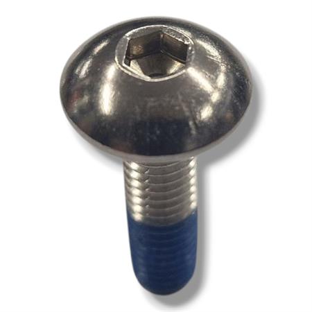 Vite bombata esagonale M6x22 mm Kymco con frena filetti per copri marmitta, ricambio 00190542 – Compatibile scooter Kymco