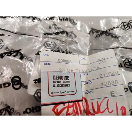Spina elastica fissaggio serratura sella (Piaggio Gilera), ricambio 008808