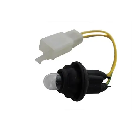 Portalampada luce posizione completa di lampadina e cavi elettrici per veicoli Derbi GPR 50,125  (Piaggio Gilera), ricambio 00H05703471