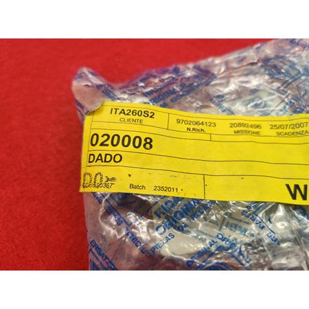 Dado (Piaggio Gilera), ricambio 020008