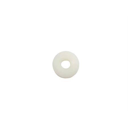 Distanziale in plastica con misura 5,5x18x4 mm originale Piaggio per distanziare il parafango anteriore dalla forcella nella zona laterale, ricambio 099335