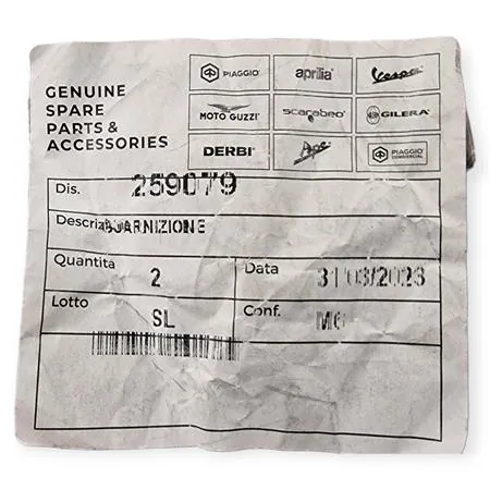 Guarnizione, ricambio 259079