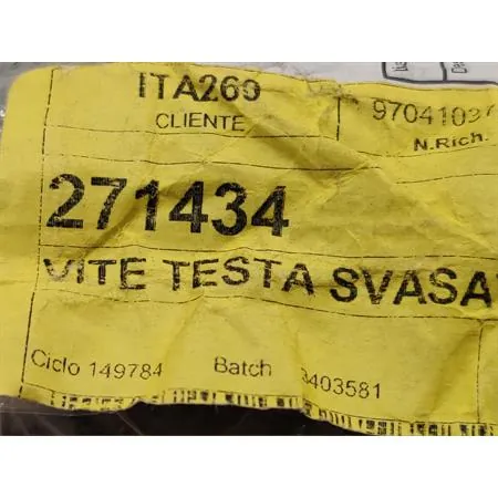 271434 Vite testa svasata (Piaggio Gilera)