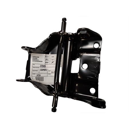 Supporto piastra attacco cavalletto centrale originale nella configurazione nuda per scooter con motore Piaggio aria e liquido a 2 tempi, ricambio 272929