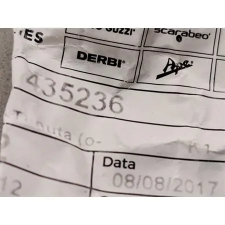 Anello di tenuta guarnizione testa (o-ring) (Piaggio Gilera), ricambio 435236