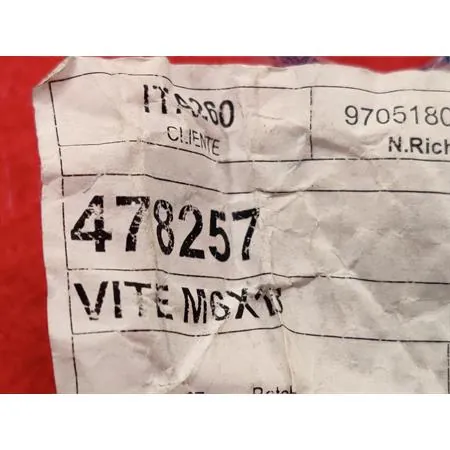 478257 Vite M6 x 18 (Piaggio Gilera)