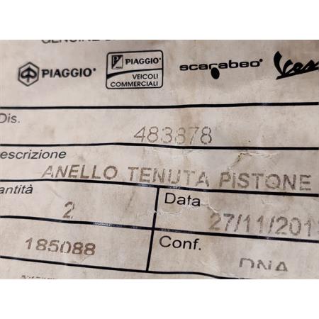 Anello tenuta pistone (Piaggio Gilera), ricambio 483878