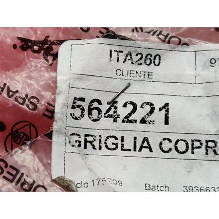 Griglia copristerzo (Piaggio Gilera), ricambio 564221