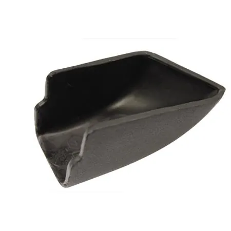 567179 Copricerniera sinistra in plastica nera per portiera Piaggio Ape 50