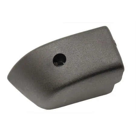567185 Copricerniera destra in plastica nera per portiera Piaggio Ape 50