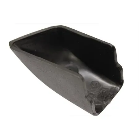 567185 Copricerniera destra in plastica nera per portiera Piaggio Ape 50
