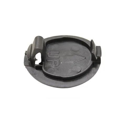 Tappo ovale in plastica di colore nero per spoiler sotto pedana maxi scooter Piaggio Vespa GT, GTS, GTV, GranTurismo fino a 300 cc, ricambio 577405000C