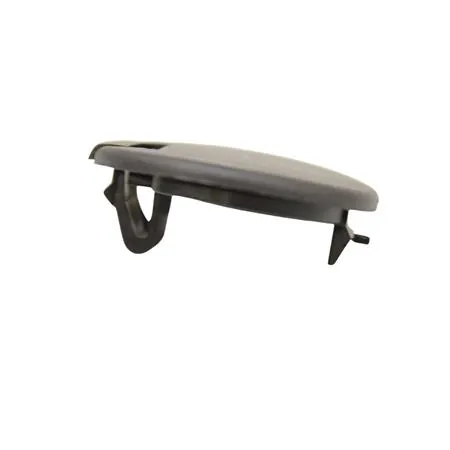Tappo ovale in plastica di colore nero per spoiler sotto pedana maxi scooter Piaggio Vespa GT, GTS, GTV, GranTurismo fino a 300 cc, ricambio 577405000C