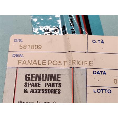 Fanale posteriore (Piaggio Gilera), ricambio 581809