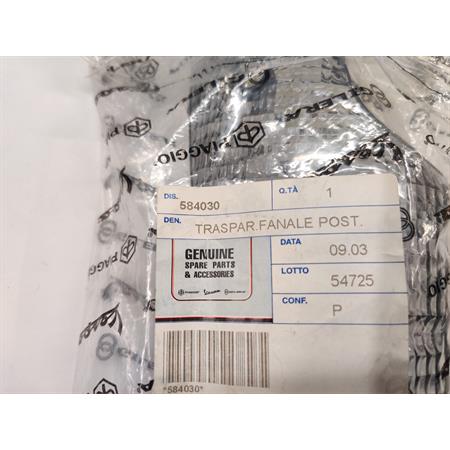 Fanale posteriore gemma trasparente (Piaggio Gilera), ricambio 584030