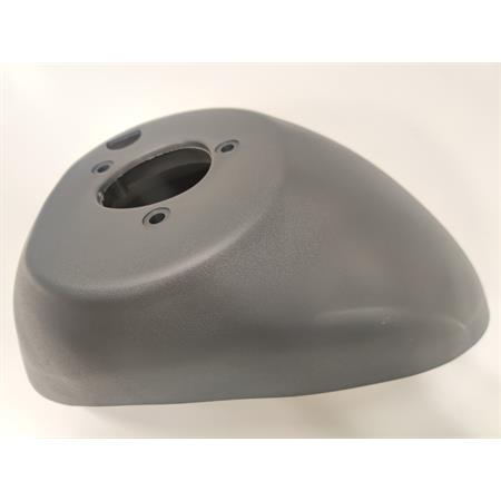 Parafango anteriore in plastica grezza non verniciabile di colore grigio scuro per scooter Piaggio Zip SP 50 prodotti dal 2006 in poi e adattabile anche sul modello dal 2000 al 2004, ricambio 59734900G7