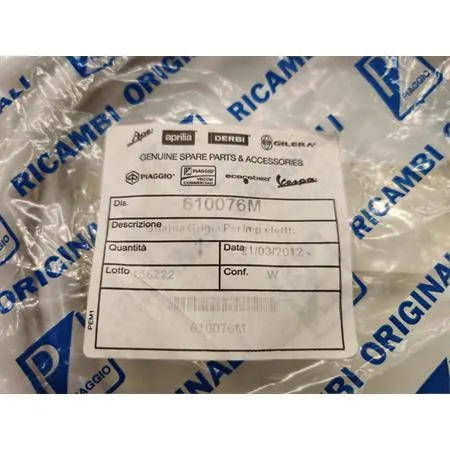 610278M Etichetta norme di rodaggio 4 marce (Piaggio Gilera)