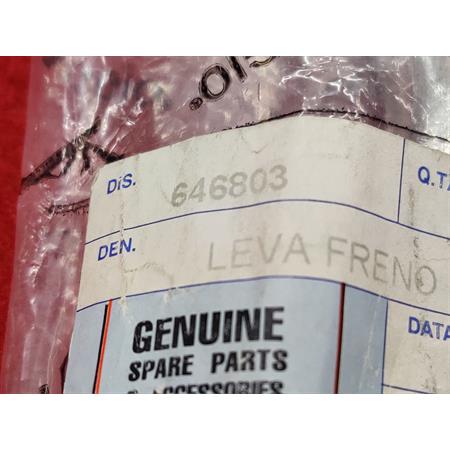 Leva freno grimeca colore alluminio (Piaggio Gilera), ricambio 646803