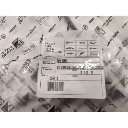 Kit trasmissione apertura sella, ricambio 653994