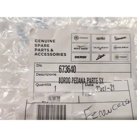 673640 Bordo pedana parte sx