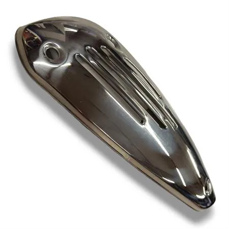 Protezione paracalore in metallo originale Piaggio venduta senza viti per scooter e maxi scooter 50, 125, 150 e 200 cc Liberty, Fly e Vespa ET2, ET4, LX, LXV, S, GTS, ricambio 8454655