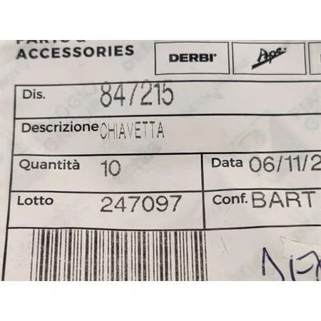 847215 Chiavetta volano