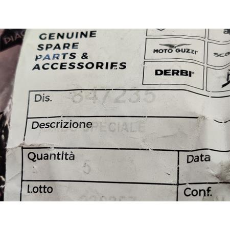 Dado speciale OEM piaggio, ricambio 847235