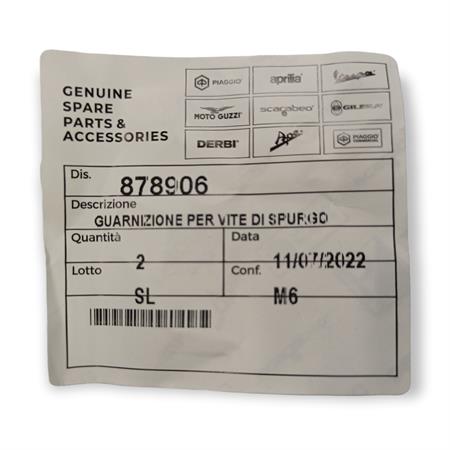 Guarnizione per vite di spurgo, ricambio 878906