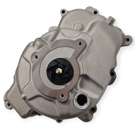 Coperchio copri volano in alluminio con pompa acqua originale Piaggio per maxi scooter 125/250/300 cc