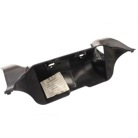 Convogliatore estrattore aria in plastica nera montato dietro al radiatore scooter Piaggio NRG POWER 50 cc raffreddati a liquido versione carburatore e iniezione, ricambio 9593164