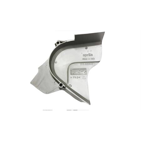 Carter copripignone Aprilia in plastica di colore grigio per Aprilia Rs 125 cc prodotte dal 2006 al 2010, ricambio AP8107171