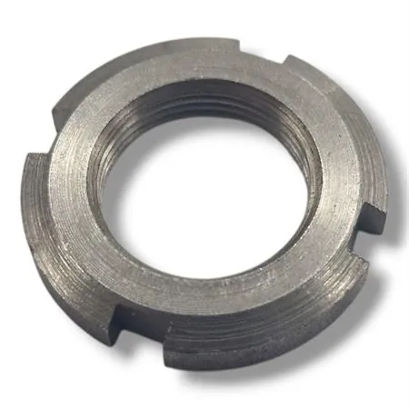 Ghiera filettata con scassi M17x1 originale Aprilia AP8150299 per perno forcellone moto e maxi moto Aprilia
